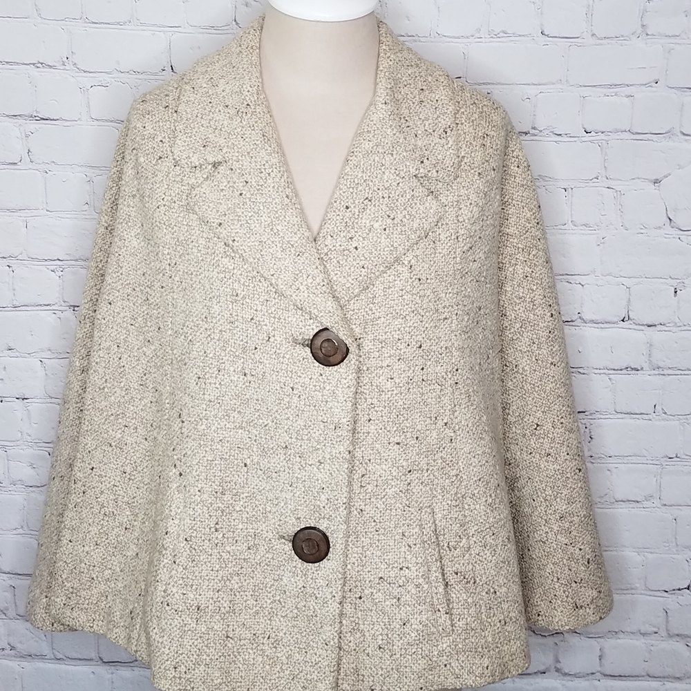 Unbranded Tweed Cape Size Small  - Medium